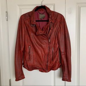 Muubaa - Leather Moto Jacket